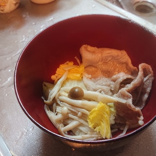 牛バラポン酢スープ